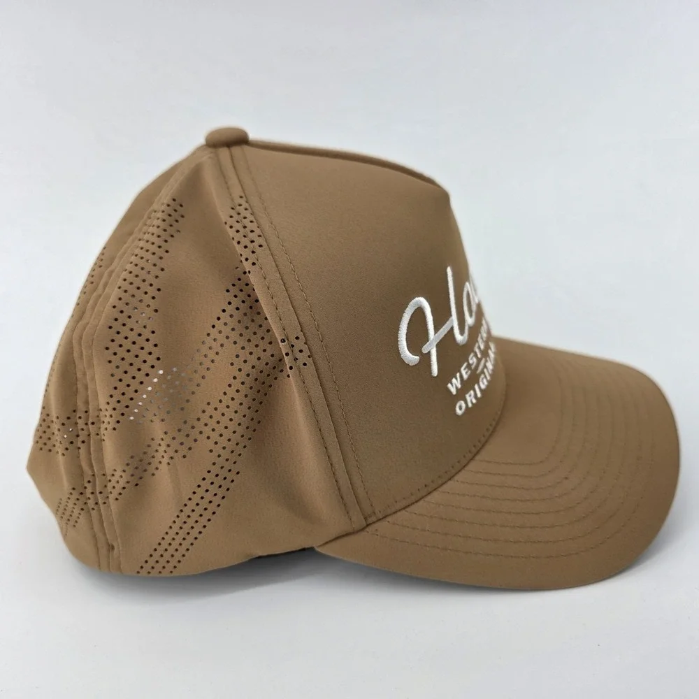 NWOT Hooey Hat Cap Snap Back Mens One Size Tan Western Cowboy Logo trucker